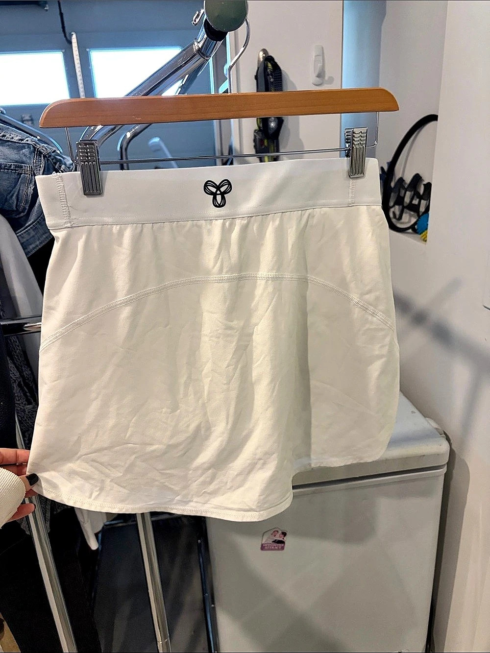 TNA White Athletic Mini Skirt